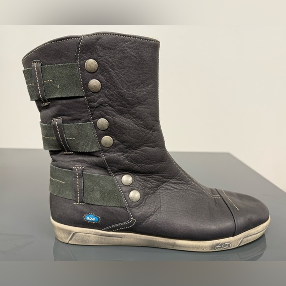 Cloud Zip Up Ankle Boots Bootie Gray Size 40 - Picture 1 of 11